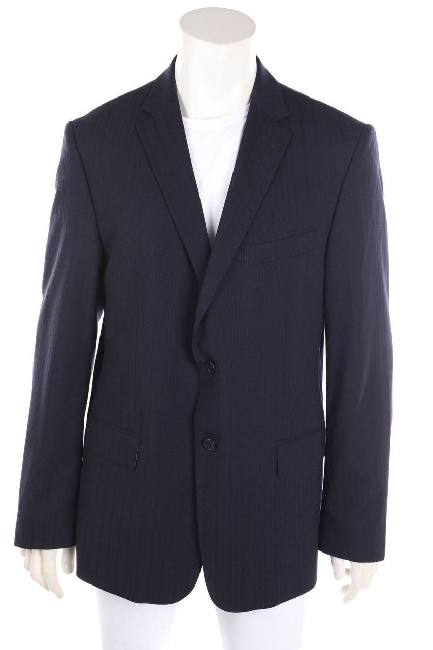 VERSACE COLLECTION - Sakko aus Woll-Mix mit Streifen - 56