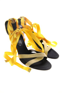 DOLCE&GABBANA - high heel sandals, Leather with Lacing