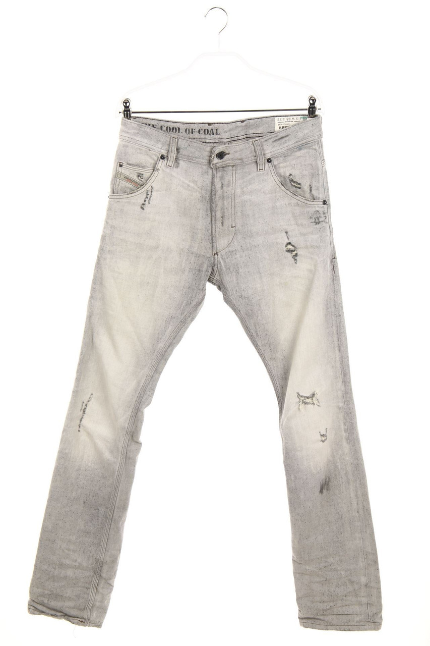 Diesel Industry - Destroyed Straight Cut Jeans - W28