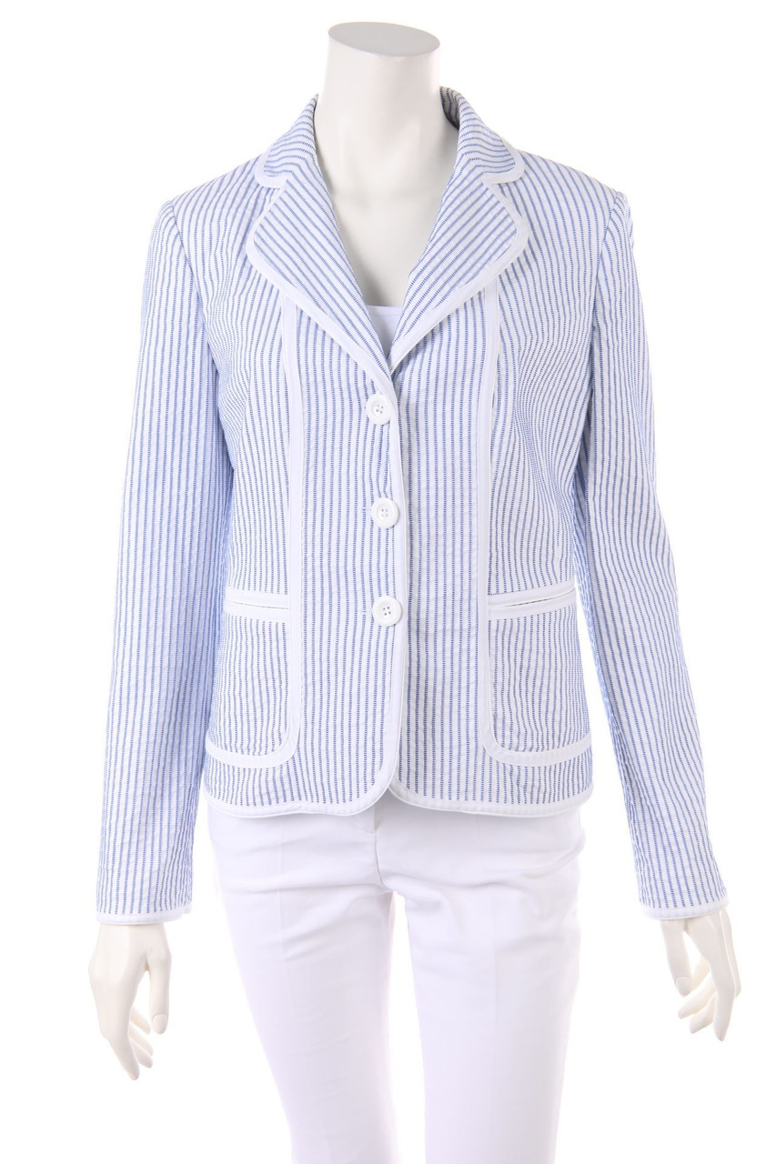 LOVE MOSCHINO - Blazer, Cotton-blend with Stripes - D 40