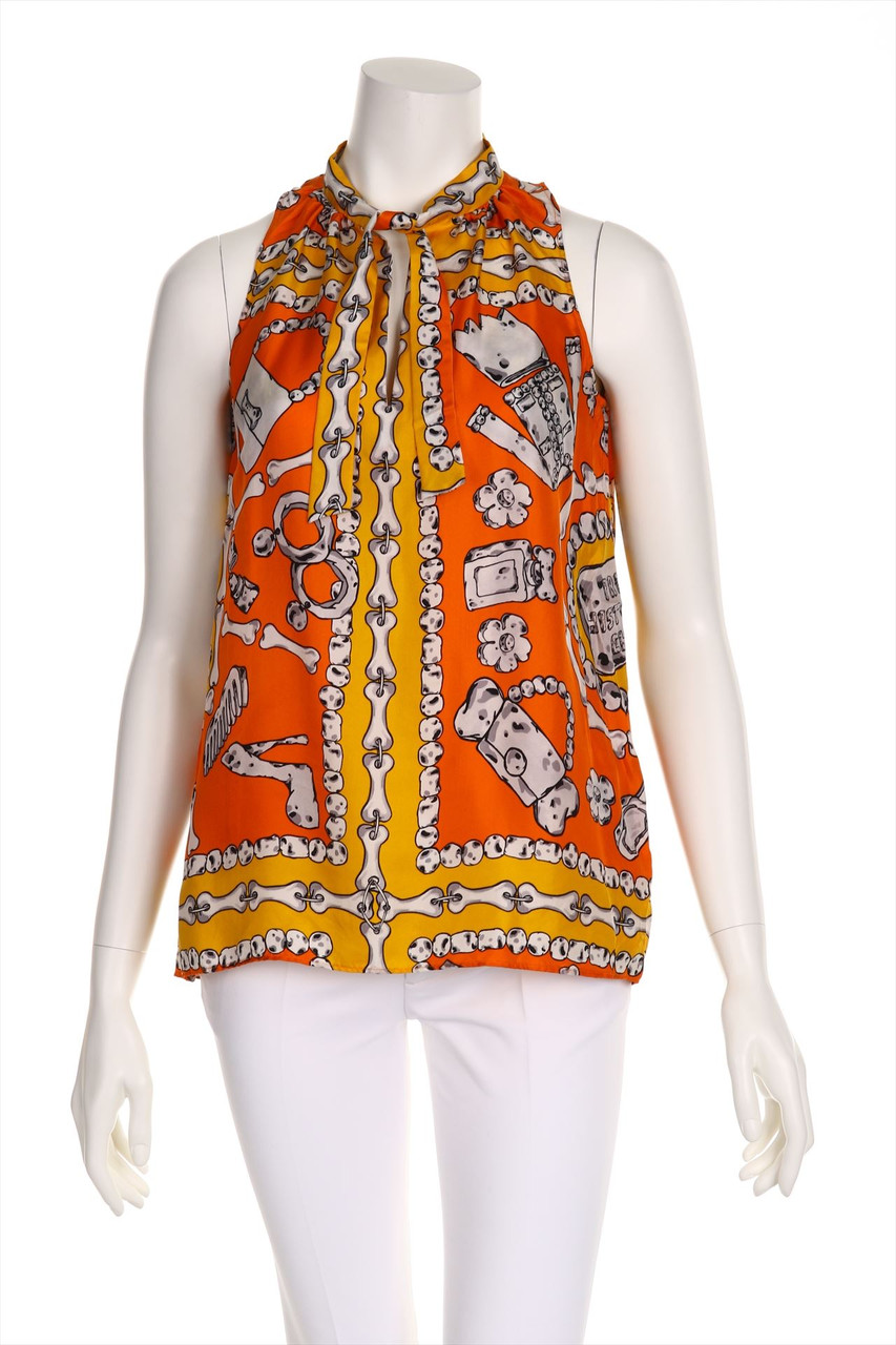 MOSCHINO CHEAP AND CHIC - Blusentop mit Print - M
