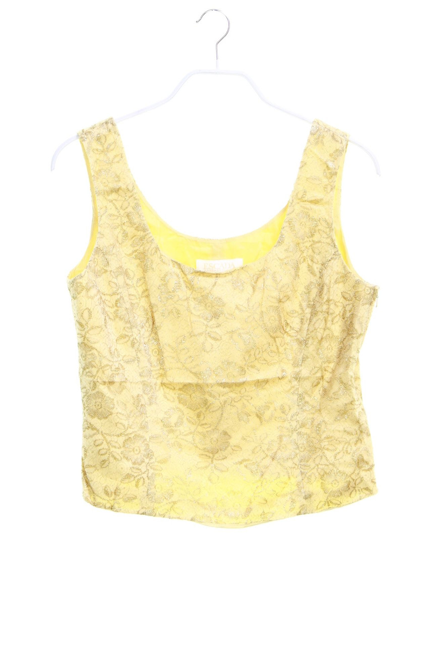 ESCADA MARGARETHA LEY - Vintage-Top aus Spitze mit Seide - D 42