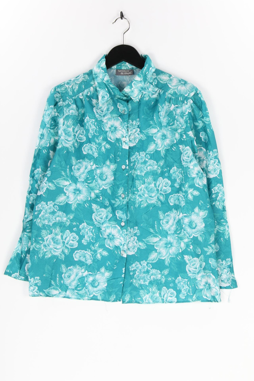 baroness de Wayne - Vintage-Hemd-Bluse mit 3/4-Ärmel - D 42