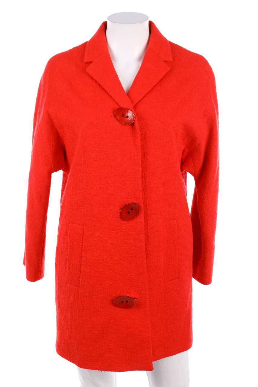 SISLEY - Mantel aus Baumwolle mit Schmuck-Knöpfen - D 40