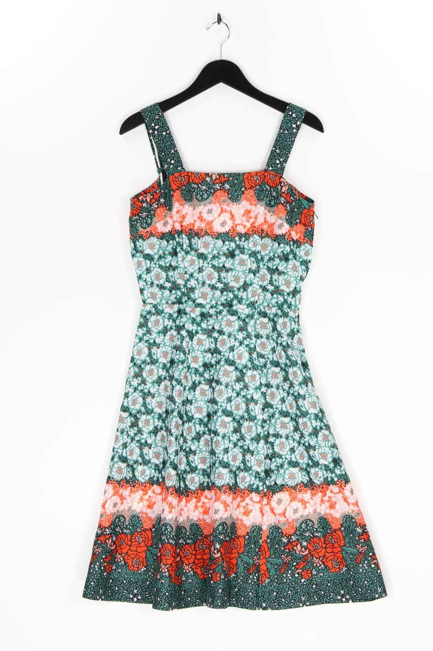VINTAGE - Kleid mit floralem Muster - M
