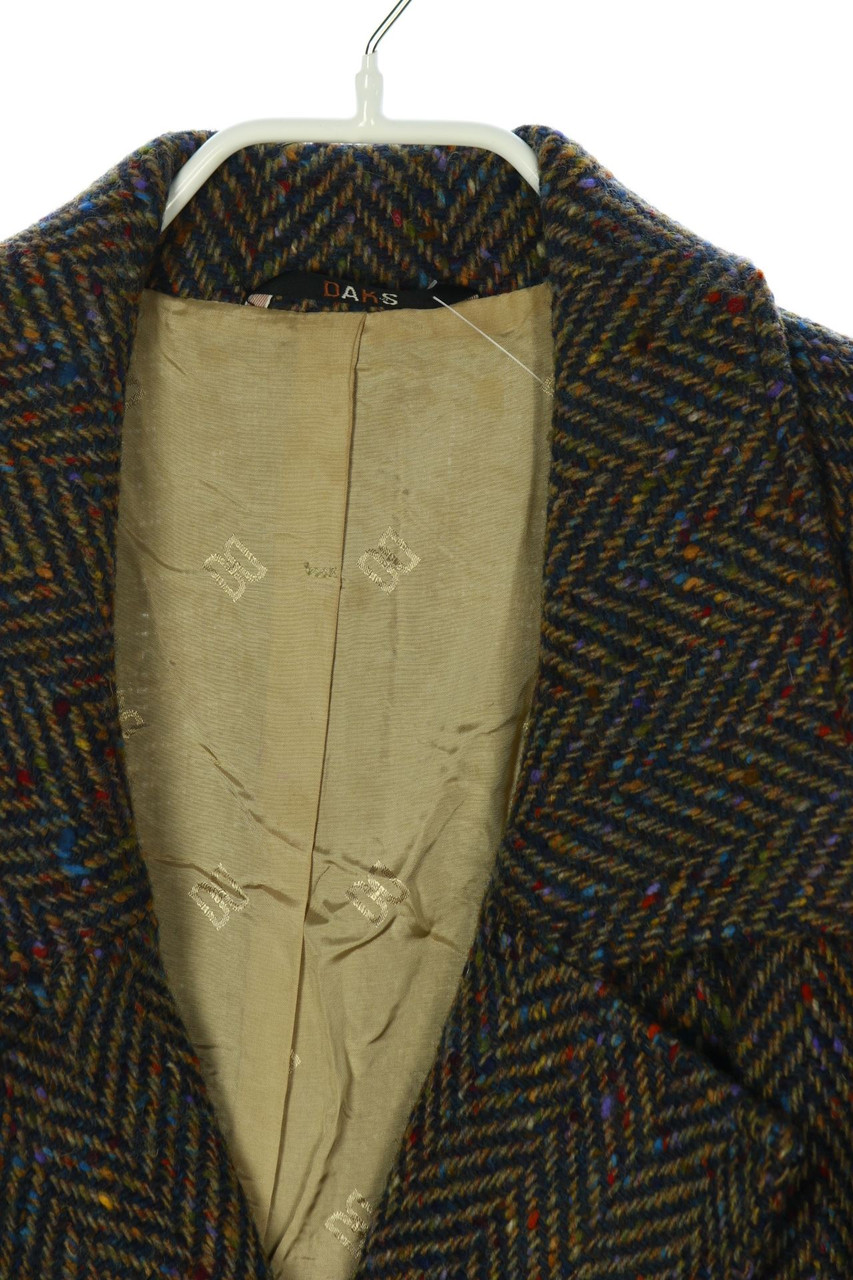 DAKS LONDON - Vintage-Oversize-Blazer-Jacke aus Wolle - D 40  