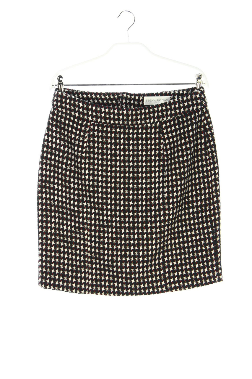 EDINA RONAY LONDON - Patterned Skirt with wool - M