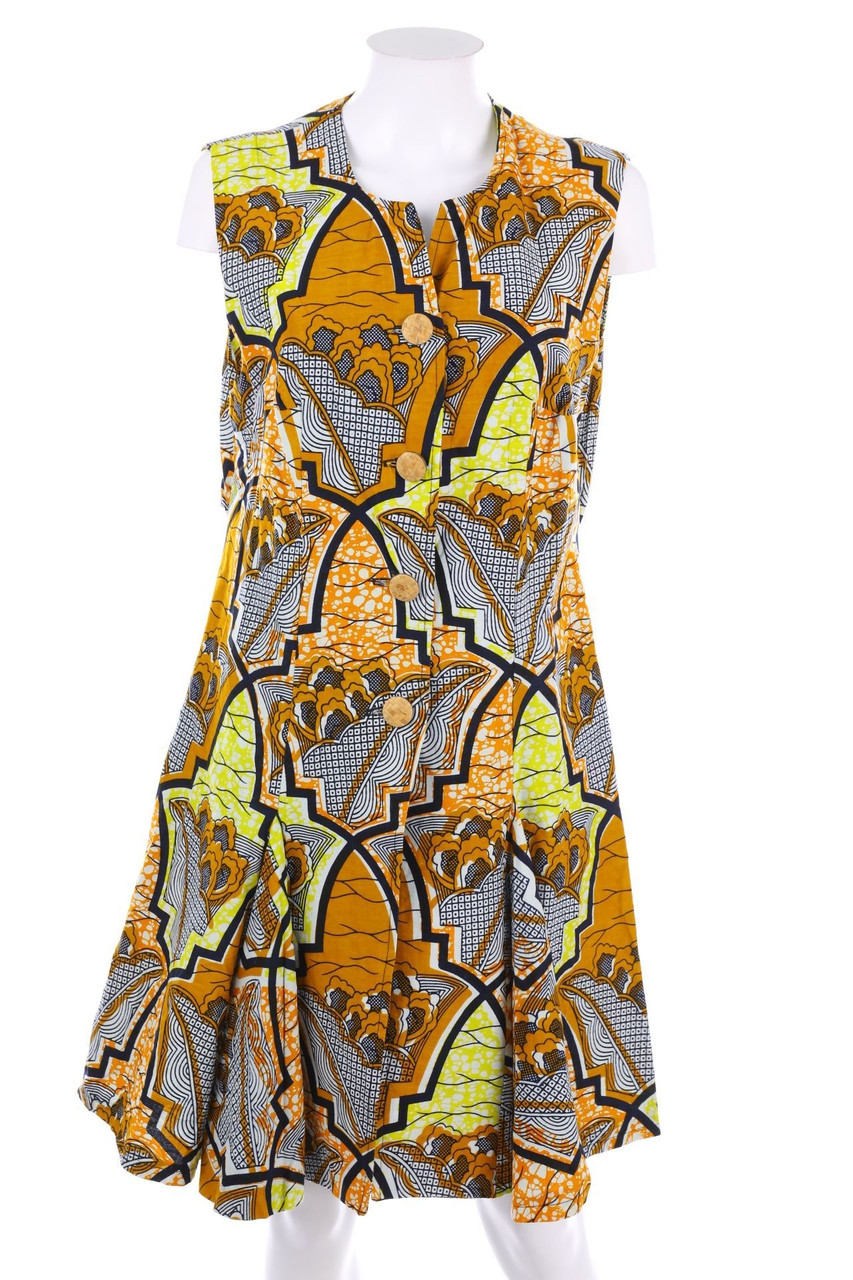 VINTAGE - Kleid mit Rückenausschnitt - L