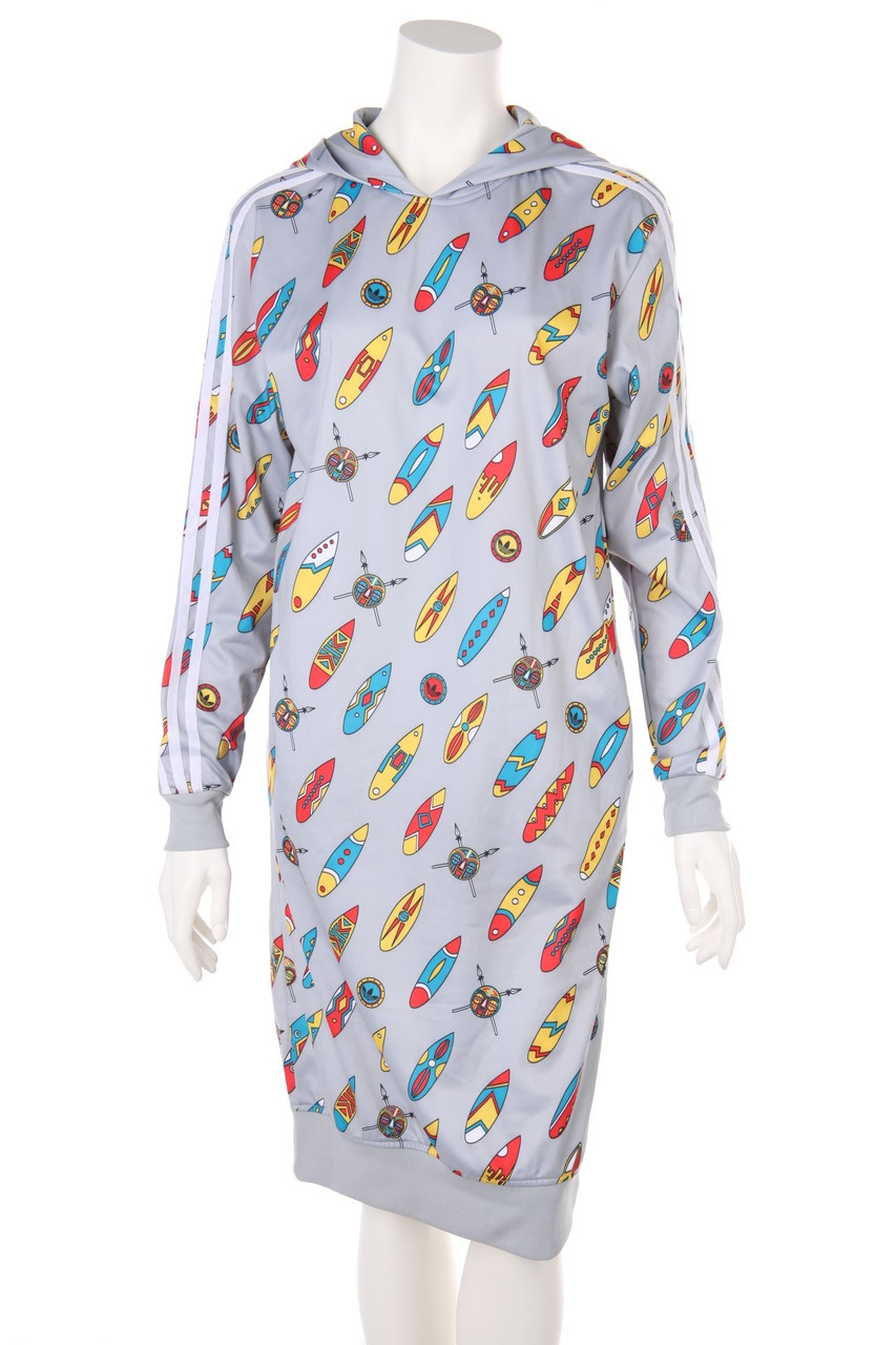 JEREMY SCOTT x adidas - Kleid mit Print - D 38