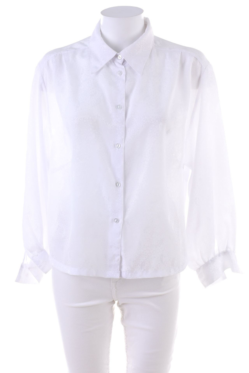 VINTAGE - Hemd-Bluse mit Paisley-Print - D 48