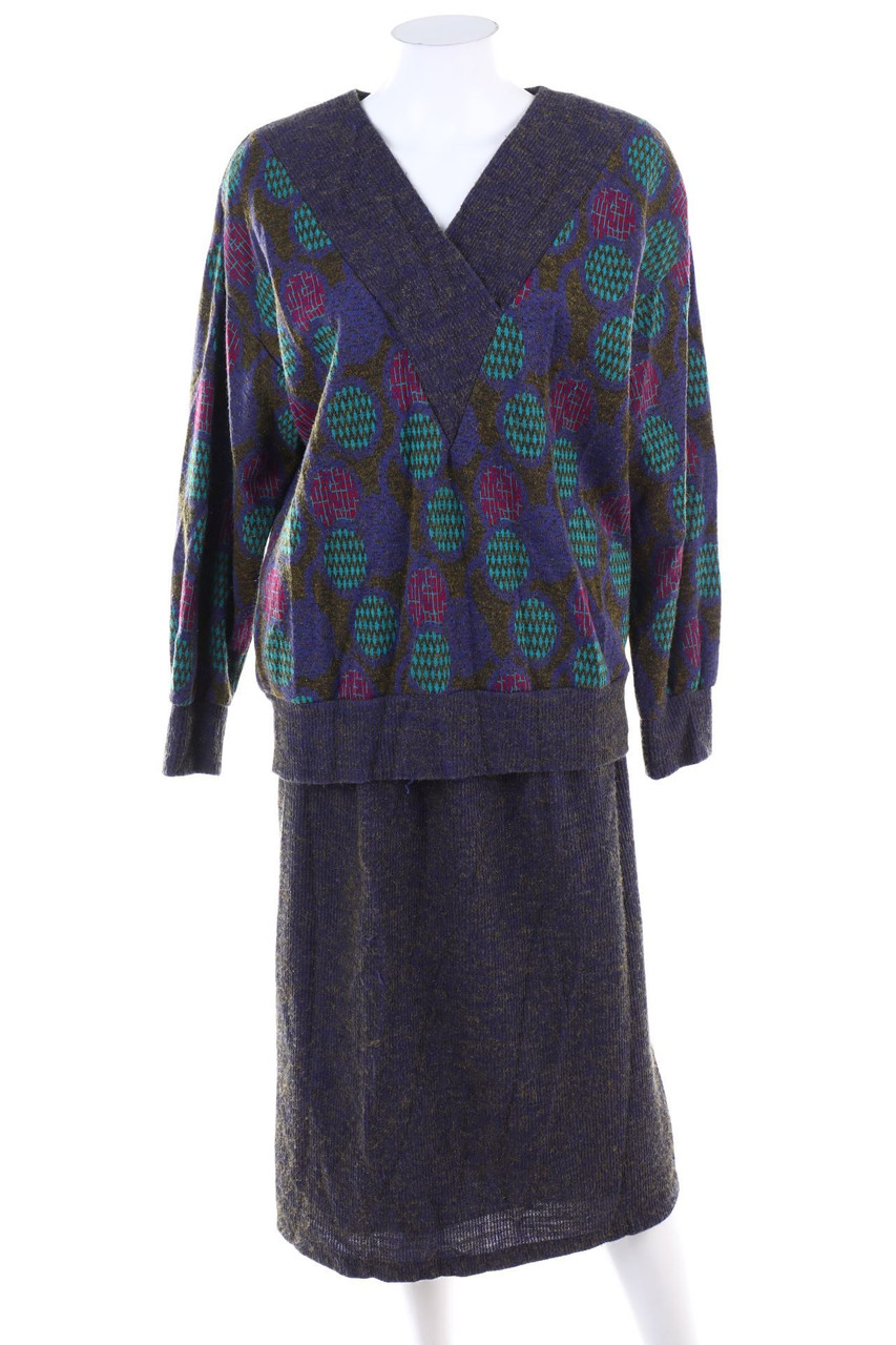 Ackermann - Vintage-Strick-Kombination mit Intarsien - D 42