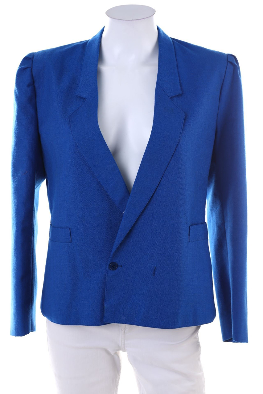 VINTAGE - Zweireiher-Blazer mit Falten - L