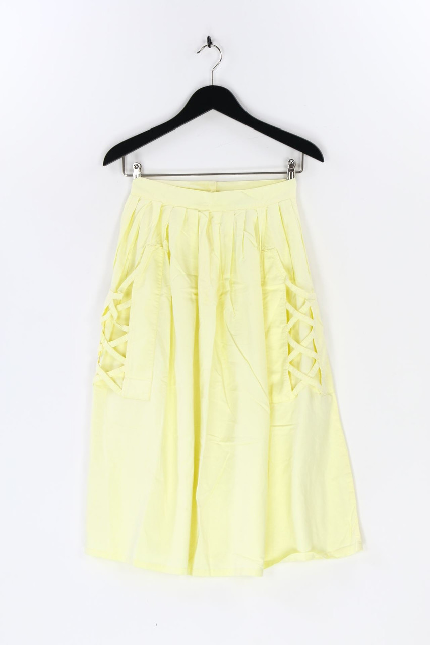 Veillon MODE - Midirock aus Baumwolle mit Schnürung - D 36