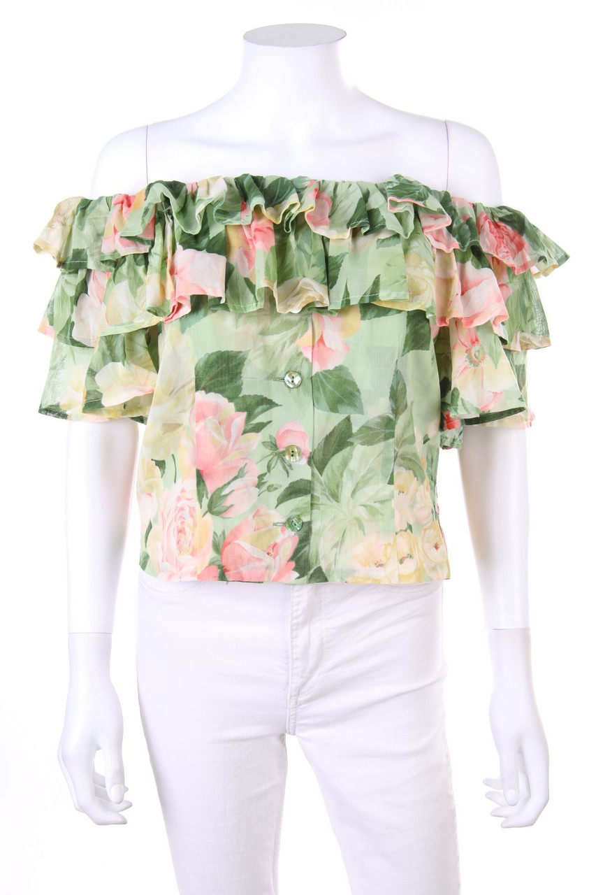 SPORTALM - Vintage-Carmen-Bluse mit Volants - D 40