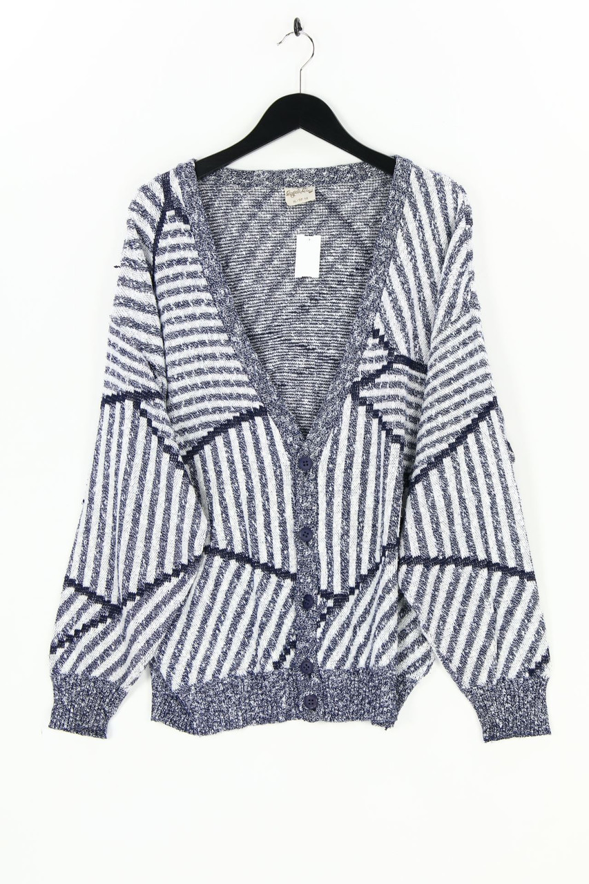 Angelo Litrico Cu0026A - virgin wool v-neck cardigan, cotton-blend with st