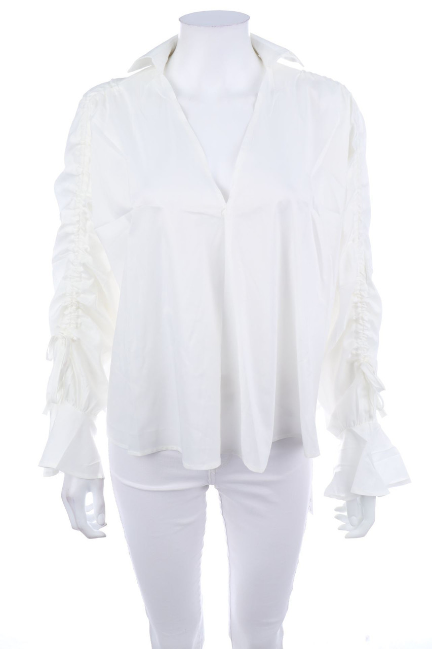 VINTAGE - Bluse mit Tunnelzug - M