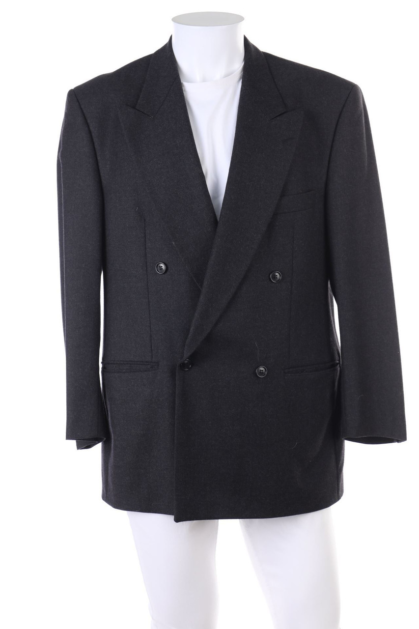 valentino UOMO - Vintage-Zweireiher-Sakko aus Woll-Mix mit Kaschmir - 50