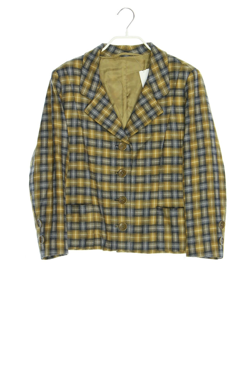 RENA LANGE - Blazer-Jacke mit Karo-Muster - D 44