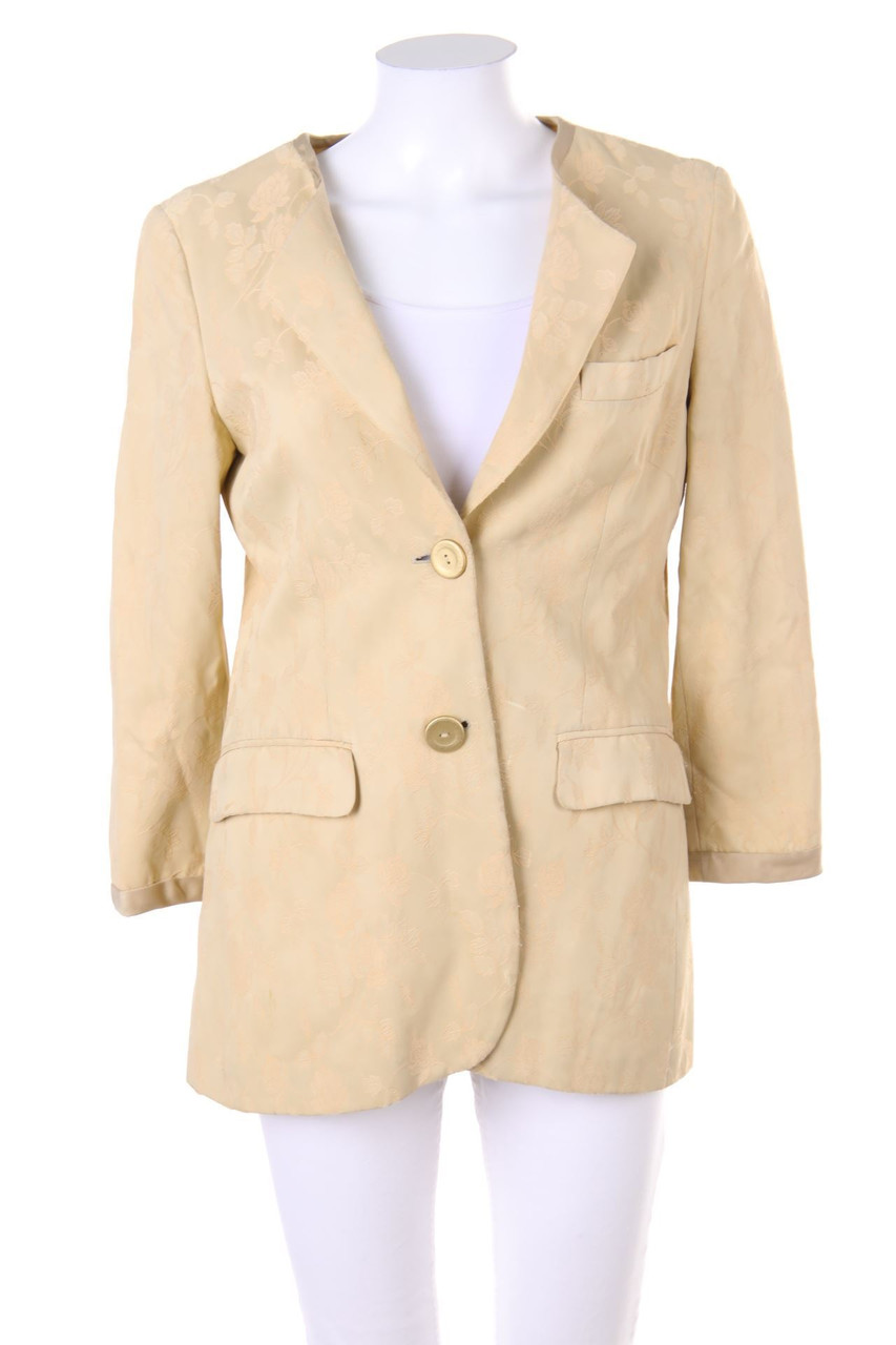 D&G DOLCE & GABBANA - Vintage-Blazer mit floralem Muster - D 36