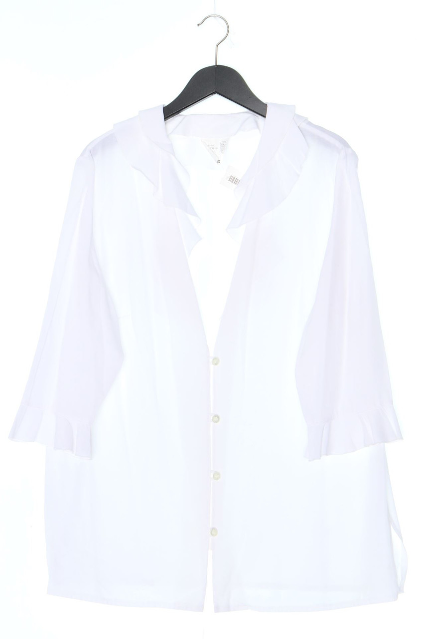 VINTAGE - Bluse mit Volants - D 44-46