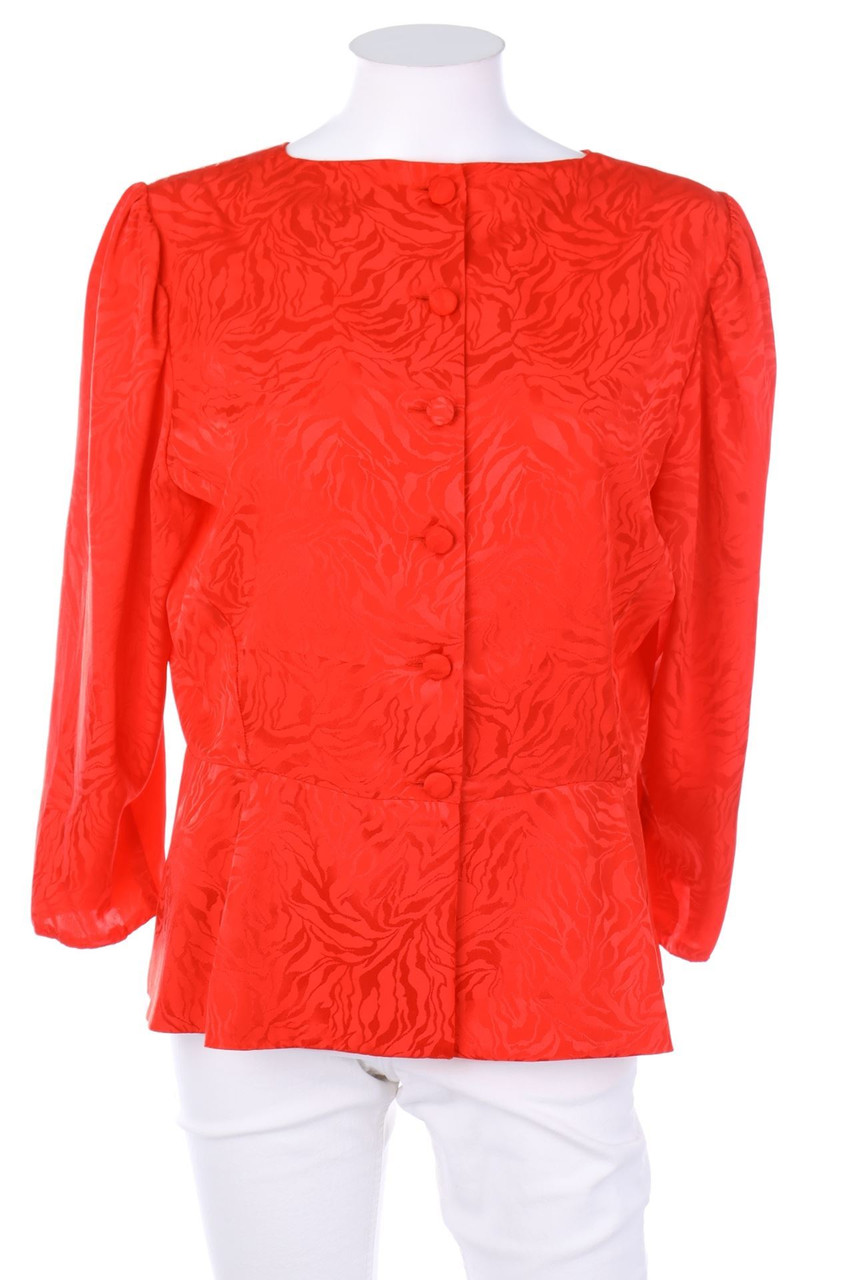 FRANKENWÄLDER - Vintage-Bluse mit Muster - D 42