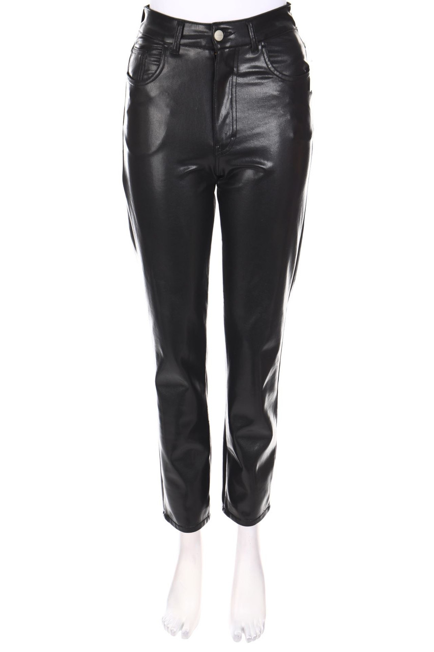 TRUSSARDI JEANS - Vintage-Faux Leather-Hose - W26