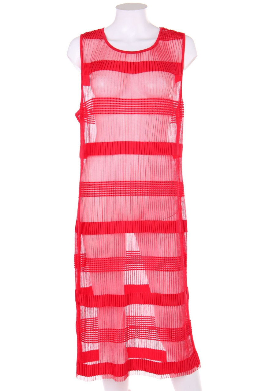 H&M - Kleid mit Mesh-Einsatz - S