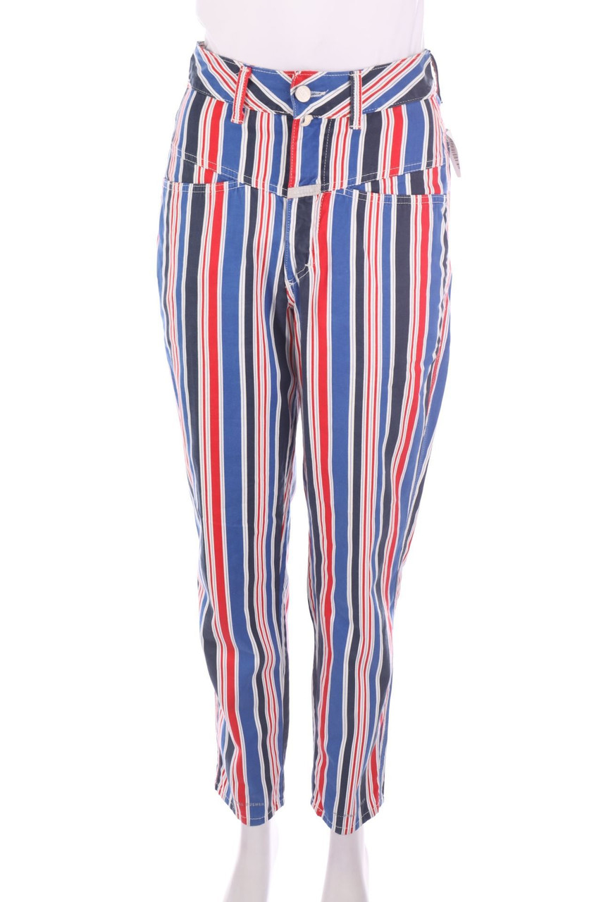CLOSED - High Waist-Vintage-Pants with Stripes - D 38