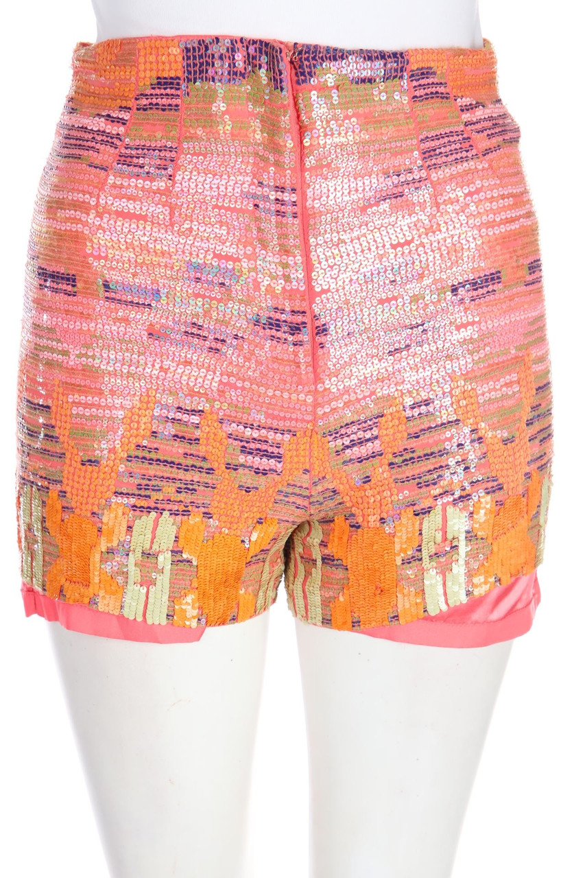 Mark + James by BADGLEY MISCHKA - Shorts mit Pailletten - D 34