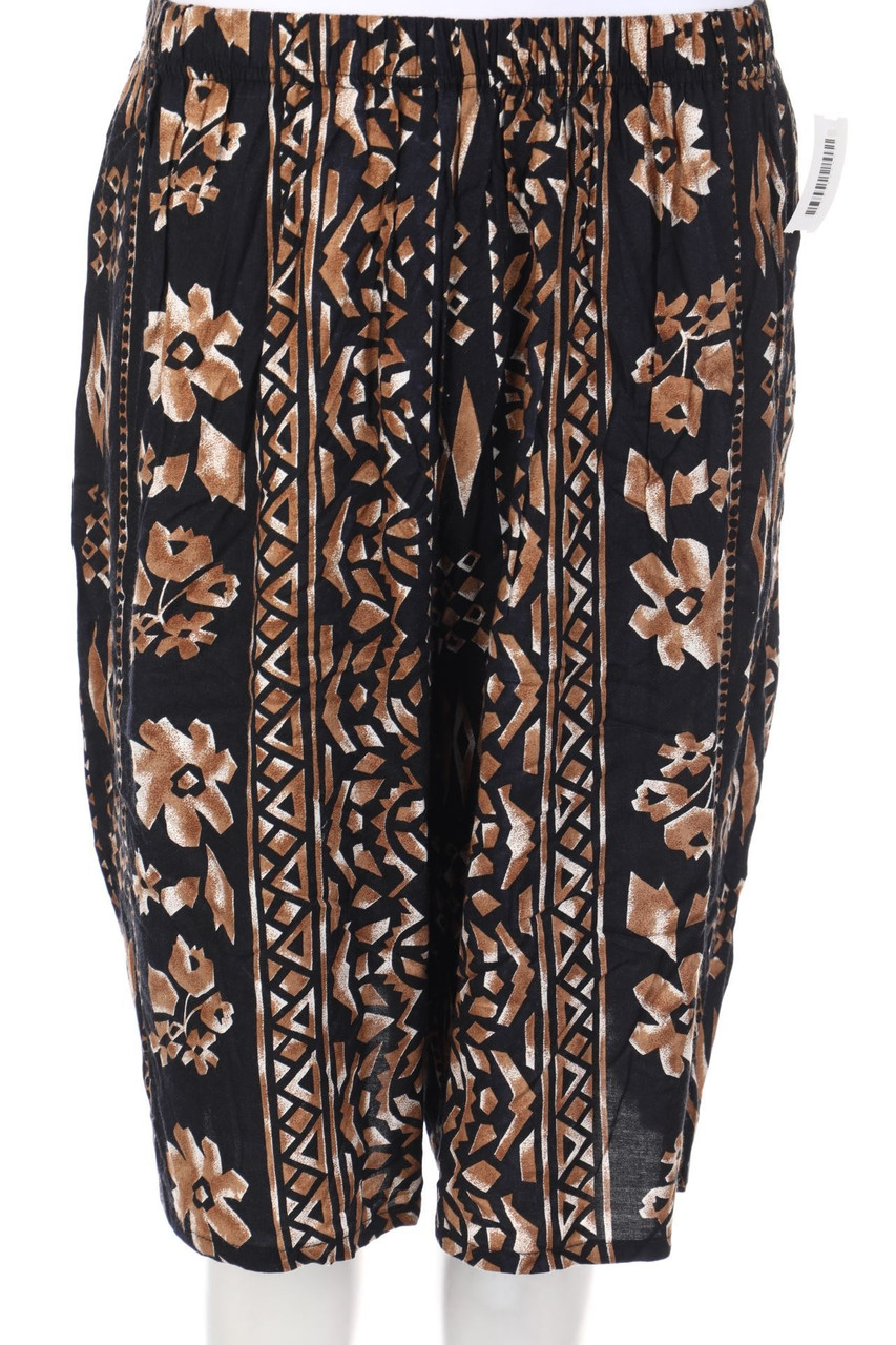 VINTAGE - High Waist-Shorts mit Ethno-Print - L