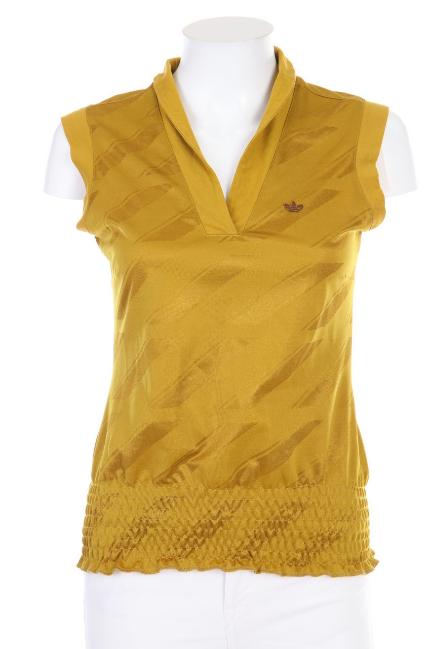 adidas - Sport-Top mit Logo-Plakette - D 36