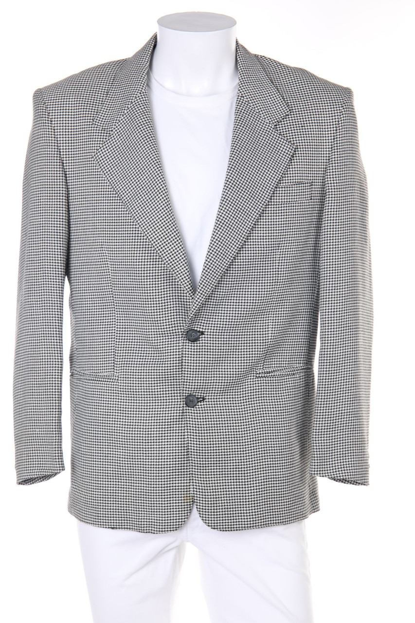 VINTAGE - Sakko mit Hahnentritt-Muster - 46