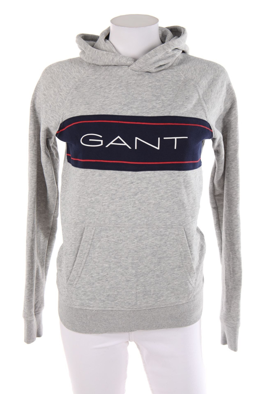 GANT - Kapuzen-Pullover mit Logo-Print - XS