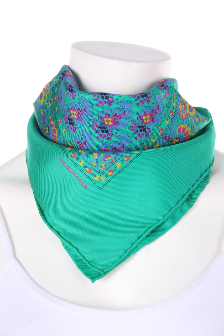 HERMÈS PARIS - Seidentuch mit Print