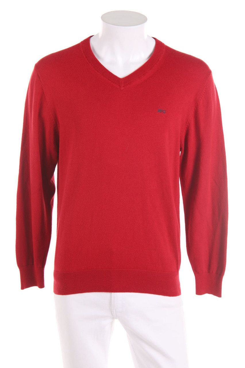 McGregor - V-Neck-Pullover mit Logo-Stickerei - L