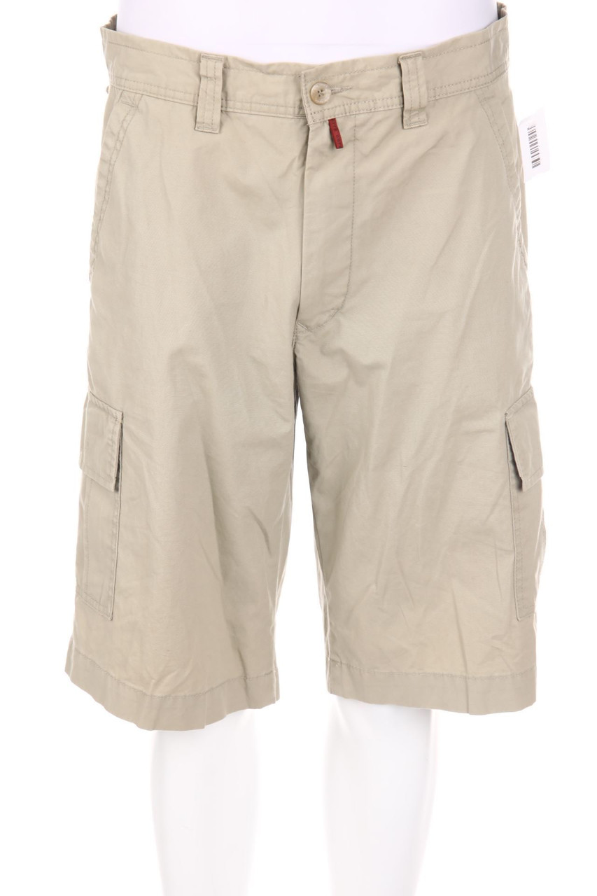 PIERRE CARDIN JEANS - Cargo-Shorts mit Logo-Applikation - 50