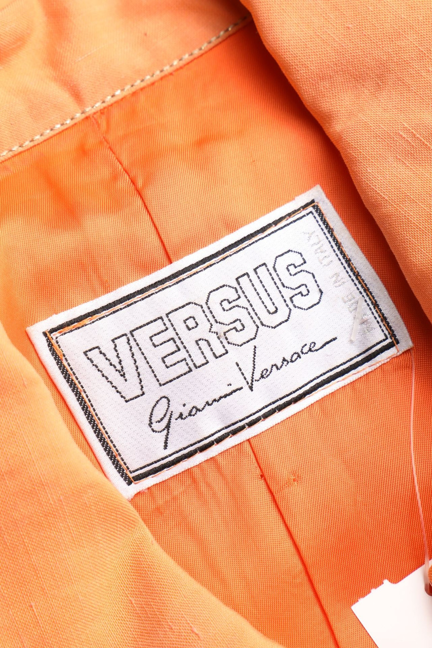 VERSUS Gianni Versace - Vintage-Blazer, Linen-Silk-Blend