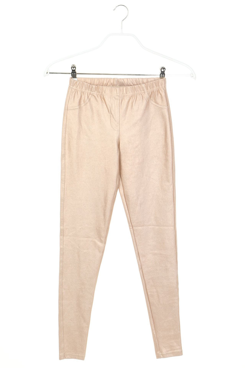 CALZEDONIA - Coated Skinny Jeggings mit Metallic-Effekt - S