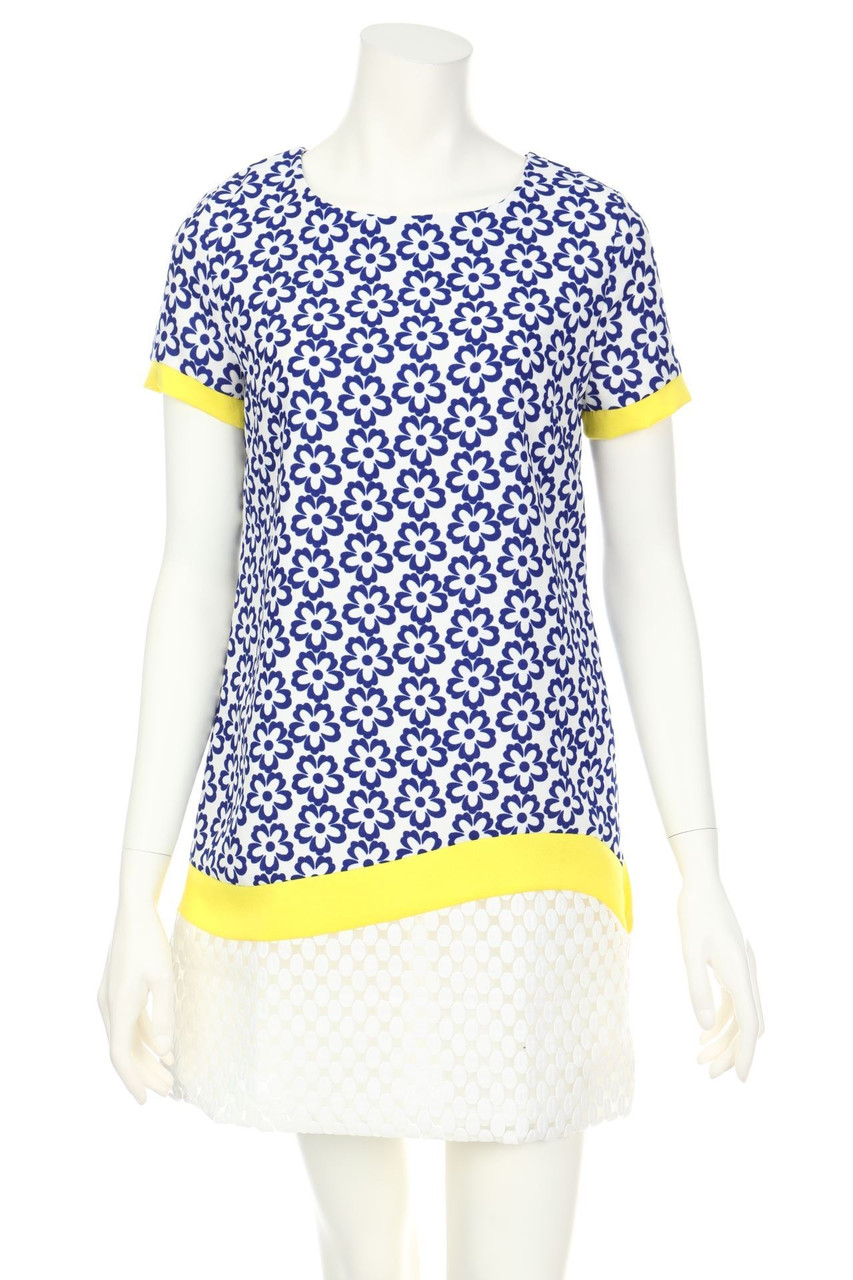 ANONYME designers - Kleid mit Blumen-Print - D 36