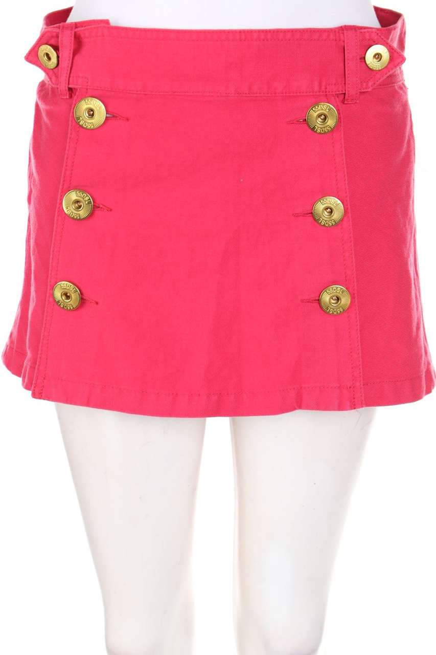 DIESEL 55DSL - Vintage-Mini-Jeansrock mit Knöpfen - D 34