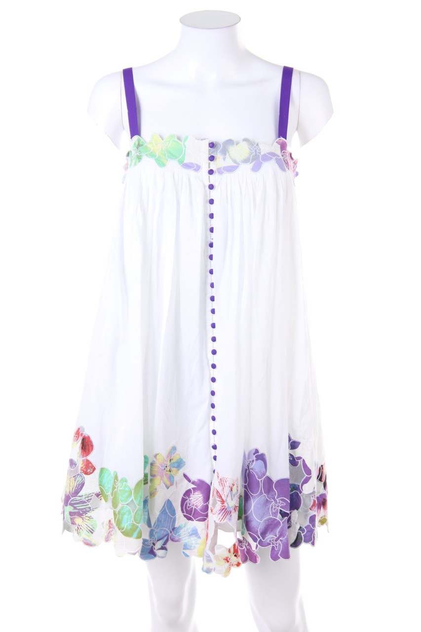 CATHERINE MALANDRINO - Minikleid mit floralem Muster - D 38