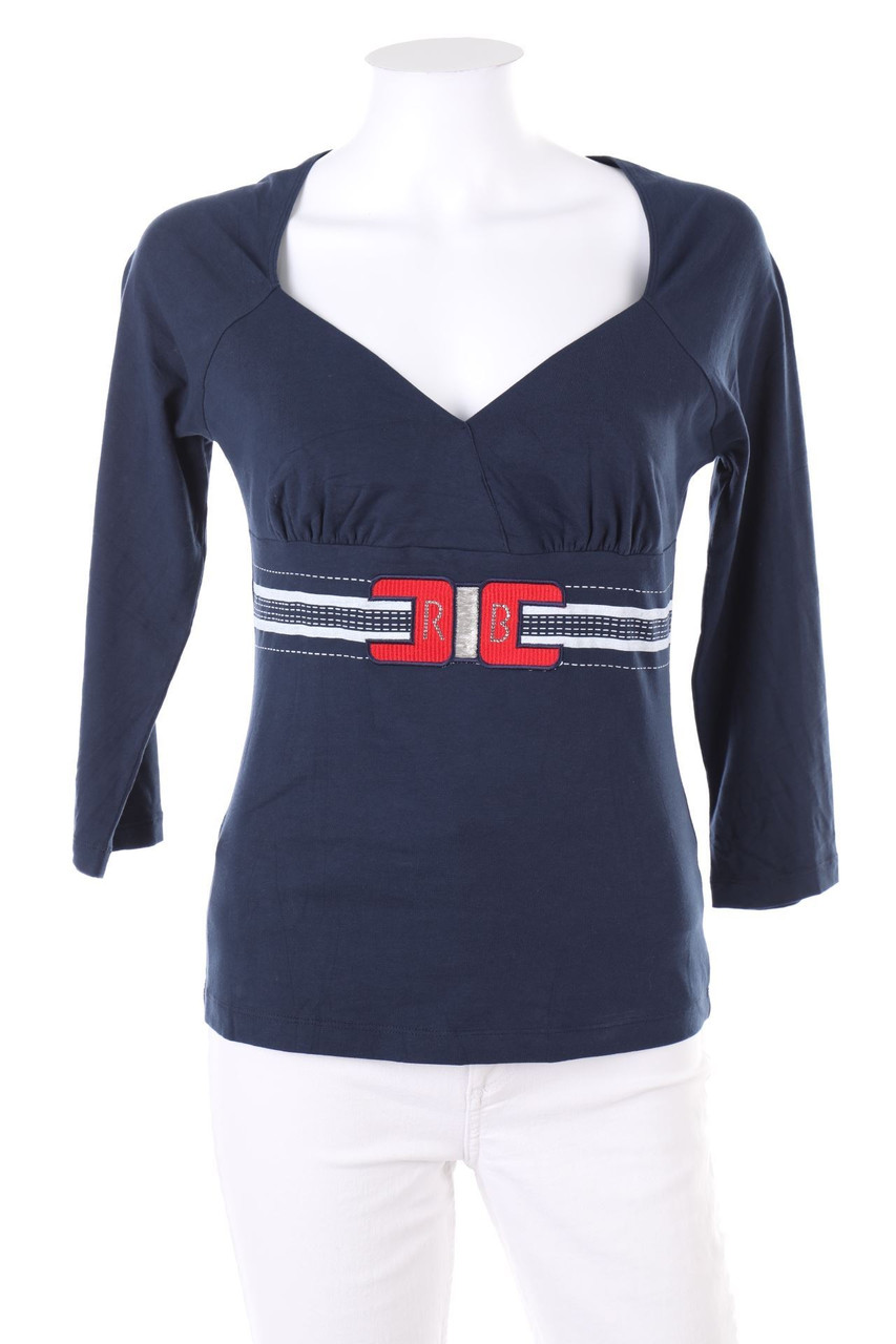 roccobarocco - Shirt mit Logo-Stickerei - S