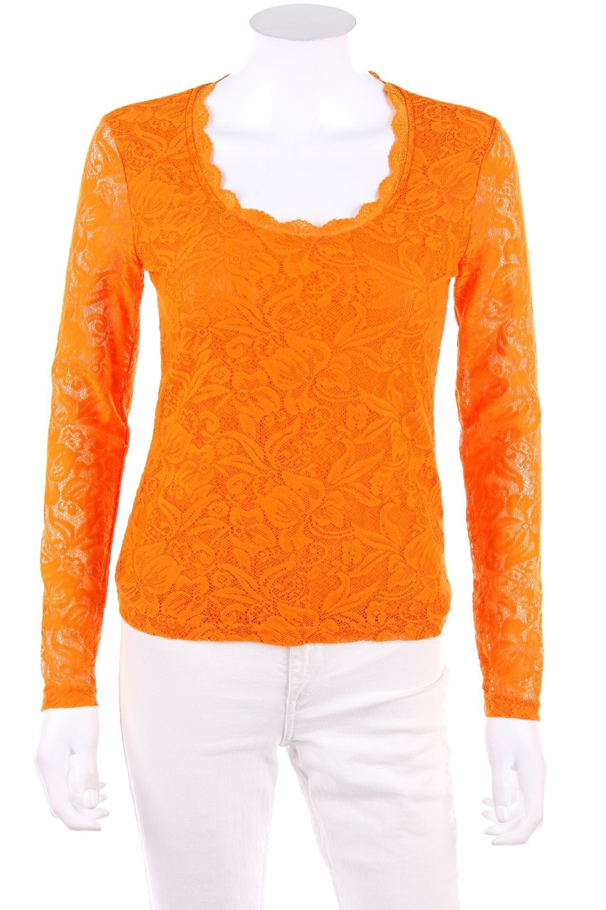 HEINE - Y2K-Longsleeve-Shirt aus Spitze - D 34