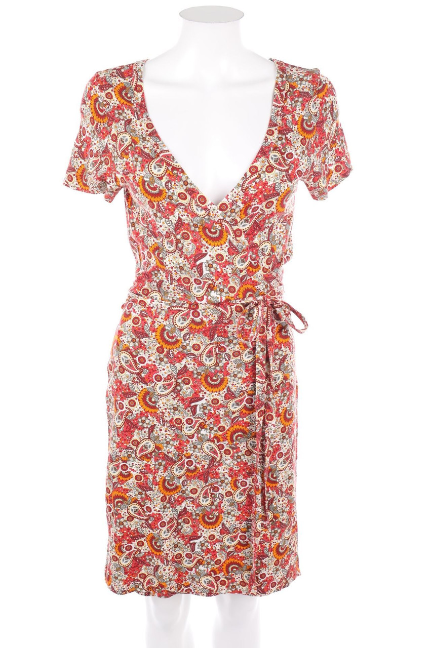 Laura Scott - Wickelkleid mit floralem Muster - S