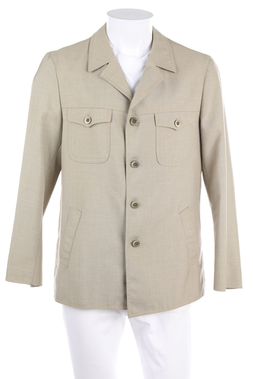 VINTAGE - Jacke mit Schurwolle - 50