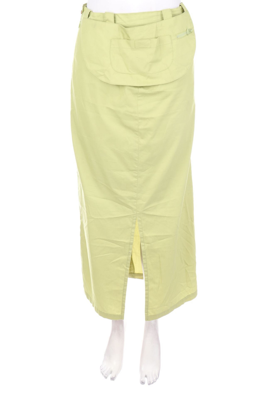 WISSMACH - Midirock im Layer Look mit Schlitz - S