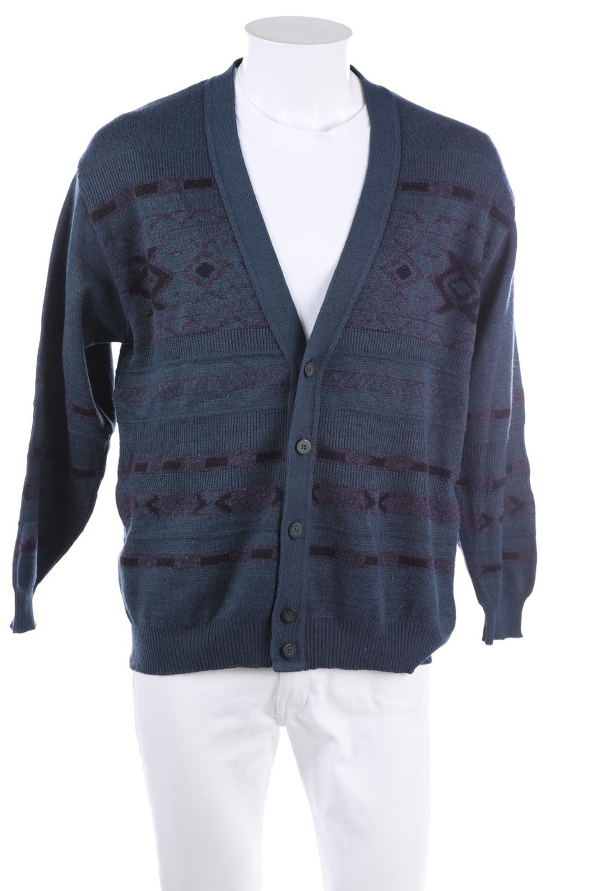 VINTAGE - Cardigan aus Schurwoll-Mix - 52