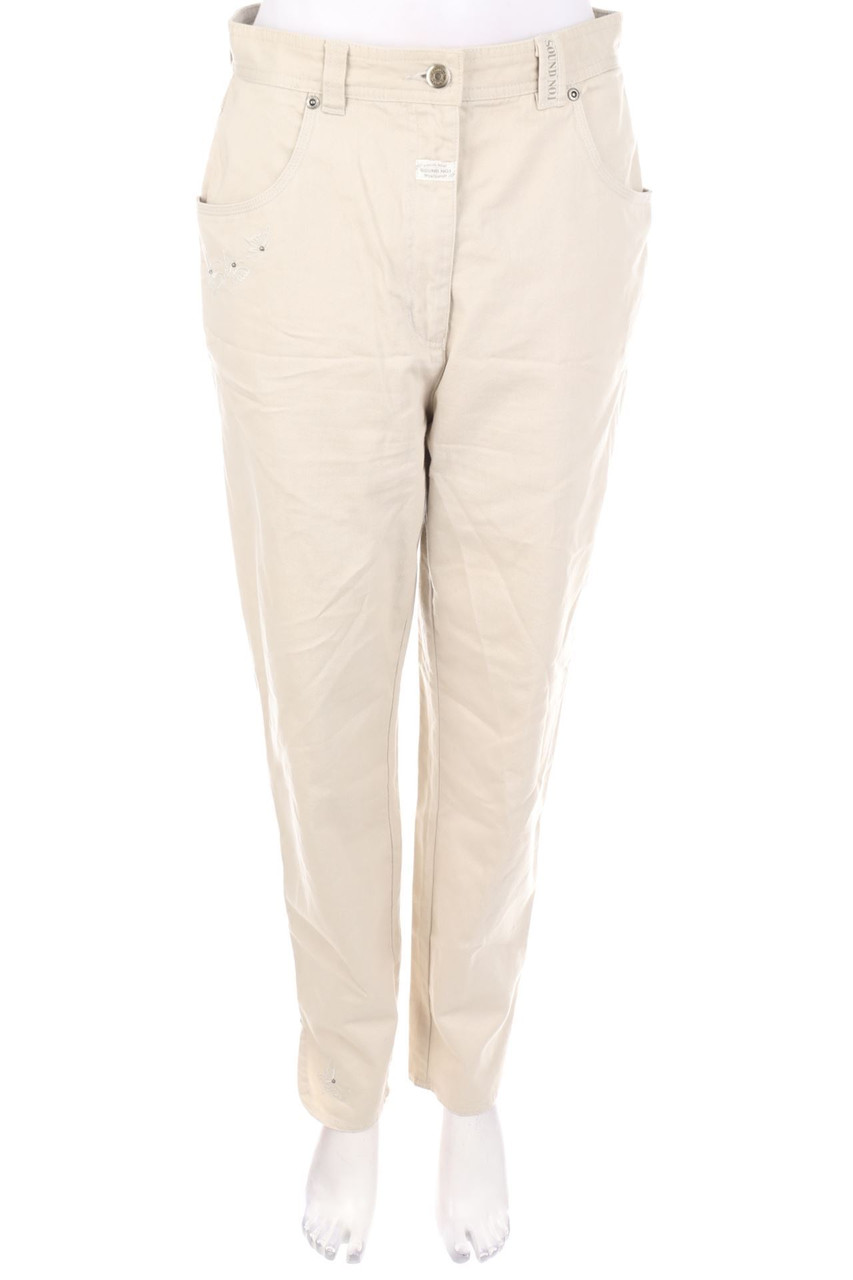 VINTAGE - Mom-Jeans mit Stickereien - D 40