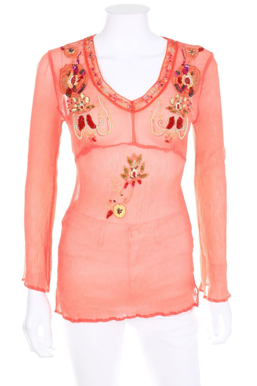 apriori - Bluse mit Stickereien - D 38