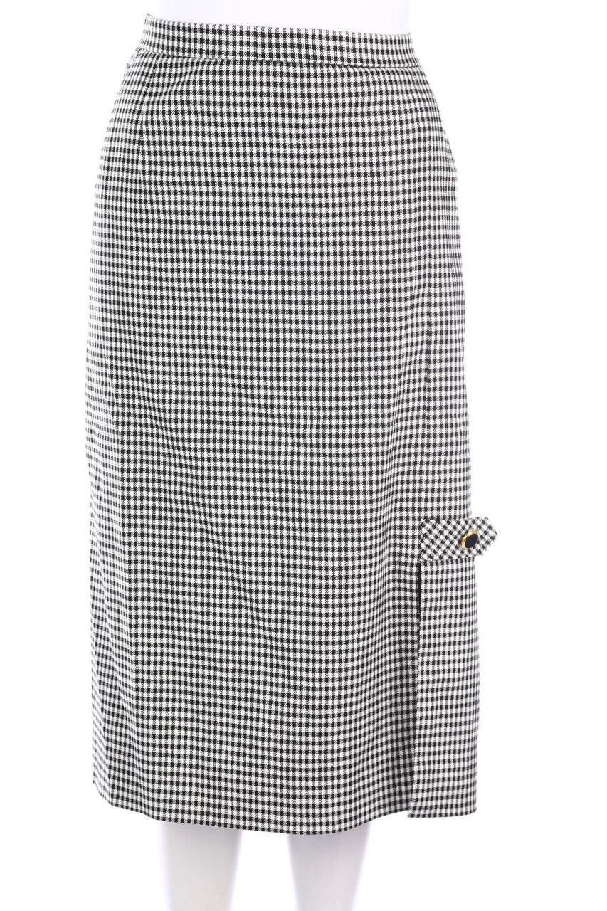 VINTAGE - Rock mit Karo-Muster - D 48